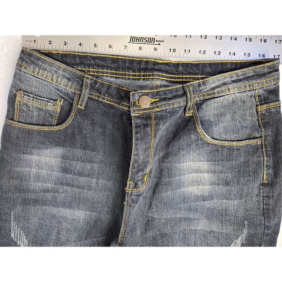 Men's Shein Jeans | Distressed | Sz. 32 | Denim | Streetwear - Picture 3 of 5